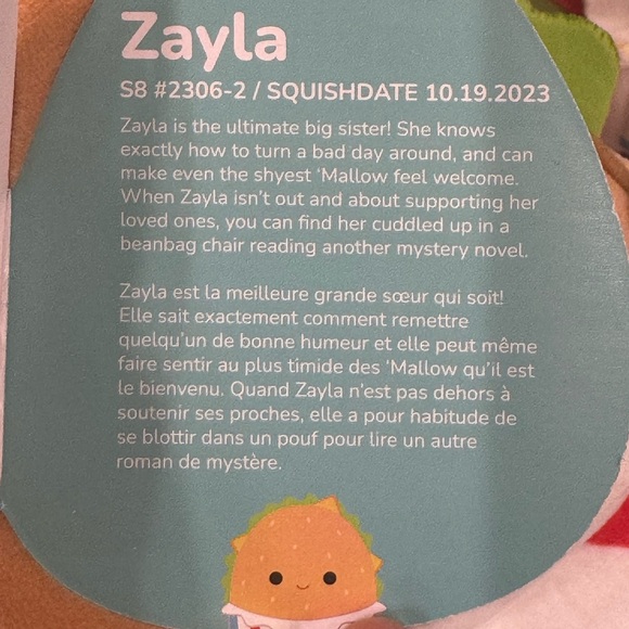 SQUISHMALLOWS “ZAYLA” THE CHEESEBURGER - Picture 6 of 6